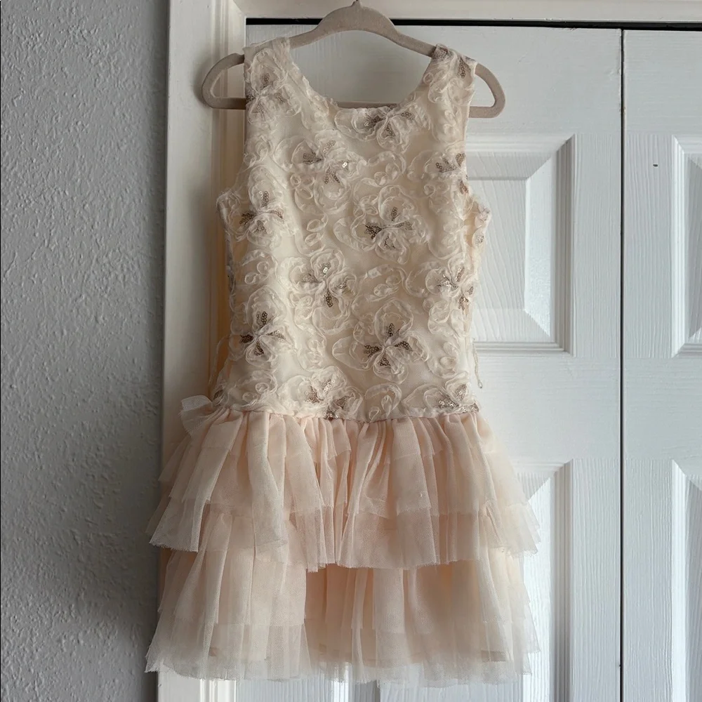 ZUNIE tutu mesh embellished dress whimsical ballerina playful dress